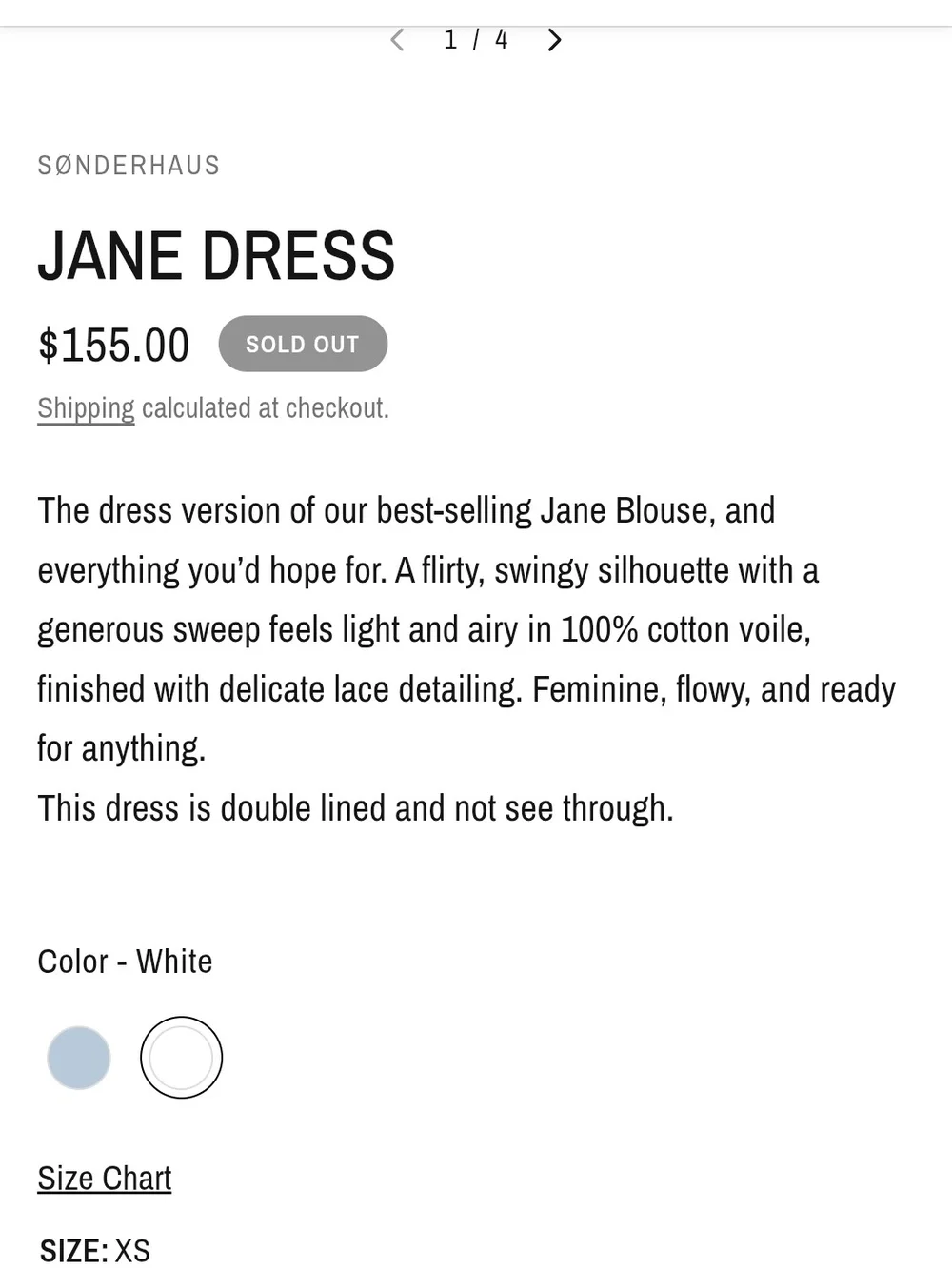 Sonderhaus Jane Dress: White Ruffled Short Sleeve Babydoll Dress